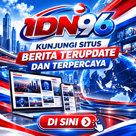 Poster IDN96: ajakan mengunjungi portal berita IDN96